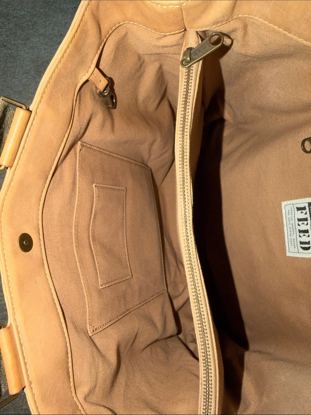 FEED Leather work bag